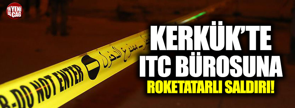 Kerkük'te Türkmen bürosuna roketatarlı saldırı