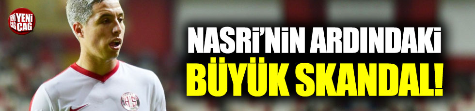 Nasri'den Antalyaspor'a büyük kazık