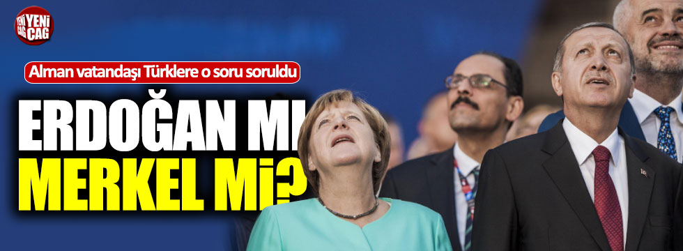 Almanyalı Türkler Merkel'i Erdoğan'a tercih etti