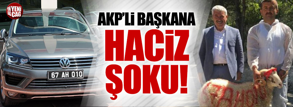 AKP'li belediye başkanının kurban kestirdiği lüks makam aracına haciz
