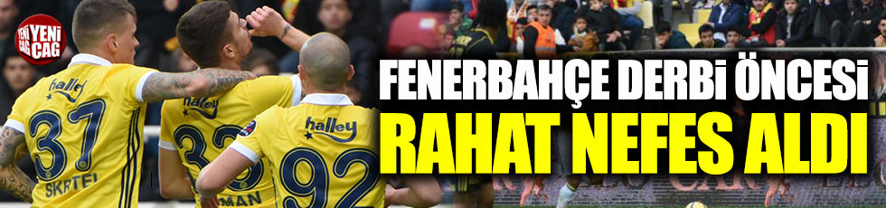 Yeni Malatyaspor - Fenerbahçe 0-2 (Maç özeti)