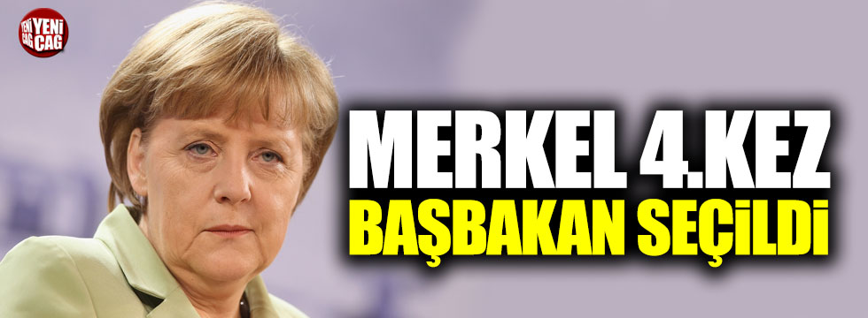 Merkel 4. kez Başbakan seçildi