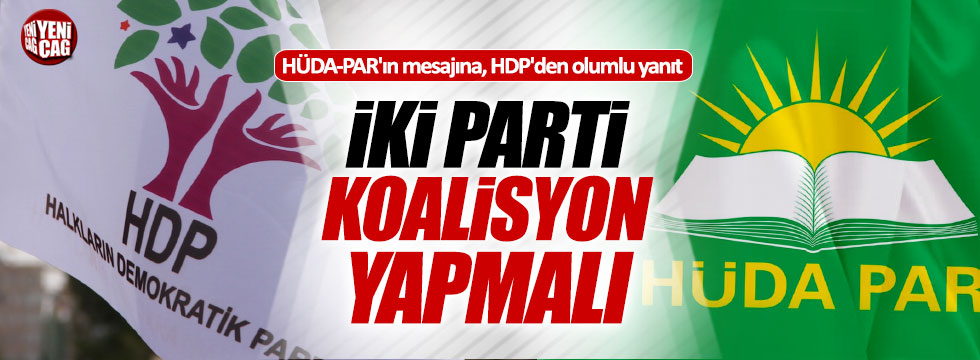 HDP'den HÜDA-PAR'a ittifak cevabı