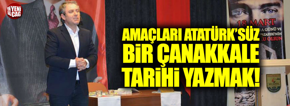 Sinan Meydan: "Amaçları Atatürk'süz bir Çanakkale tarihi yazmak"