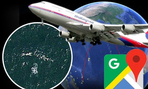 Kayıp Malezya uçağı Google Maps'te bulundu