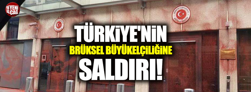 Türkiye'nin Brüksel Büyükelçiliğine saldırı