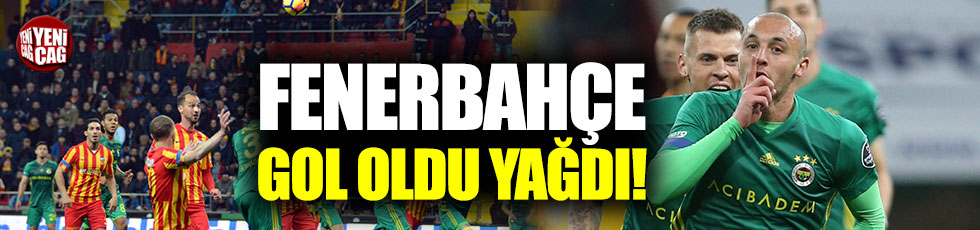 Kayserispor-Fenerbahçe 0-5 maç özeti