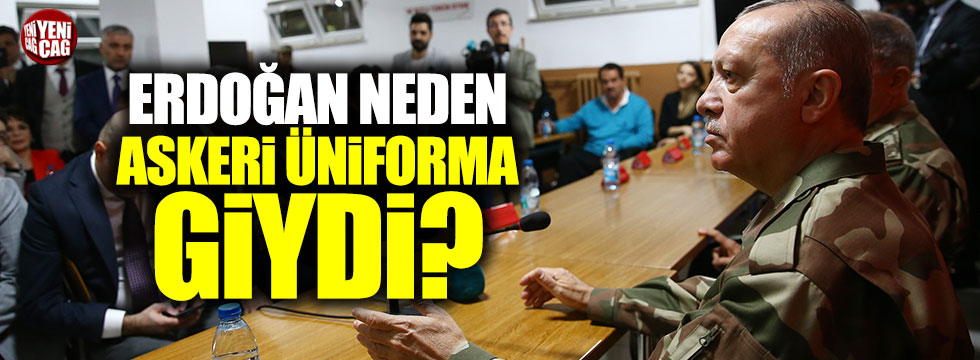 Times: Erdoğan neden askeri üniforma giydi?