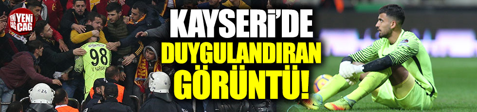 Kayserispor taraftarı 5 gol yiyen genç kaleciyi bağrına bastı