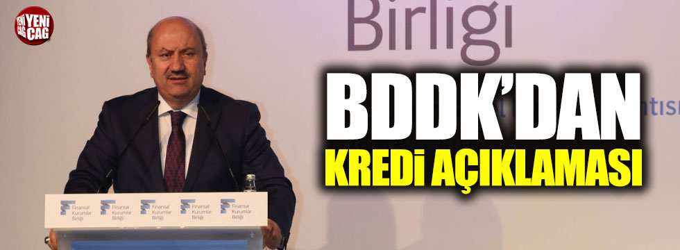 BDDK'dan kredi açıklaması