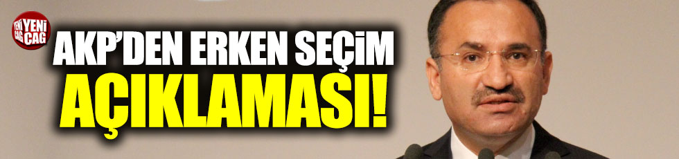 Bahçeli'nin erken seçim çağrısına AKP'den cevap