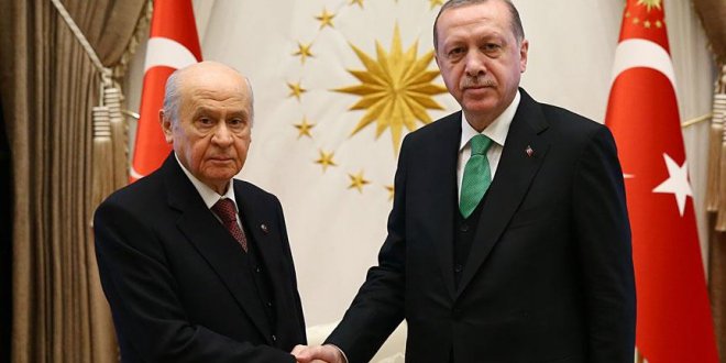 Bahçeli-Erdoğan görüşmesi sona erdi