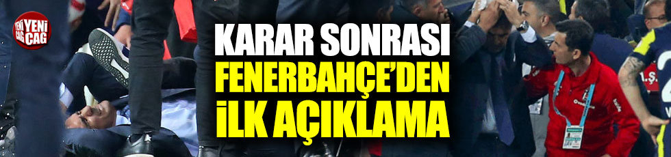 Fenerbahçe'den TFF'nin kararı sonrası ilk açıklama