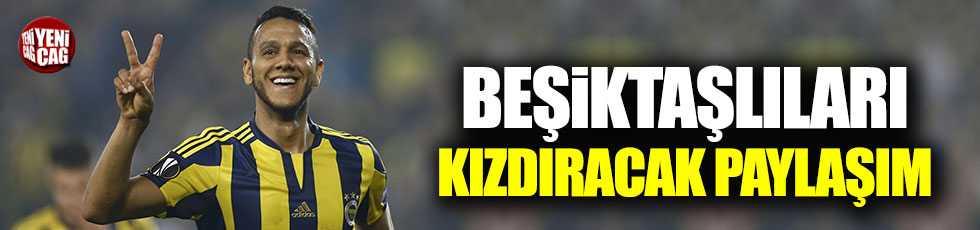 Josef de Souza'dan Beşiktaşlıları kızdıracak paylaşım