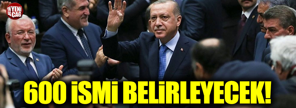 AKP'de mülakatlar tamamlandı, 600 ismi Erdoğan belirleyecek