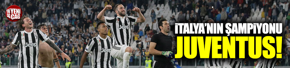 İtalya'nın şampiyonu Juventus!