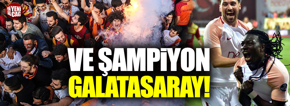 Galatasaray 21. şampiyonluğunu ilan etti