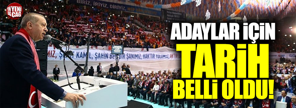 AKP milletvekili adaylarını 24 Mayıs'ta tanıtacak