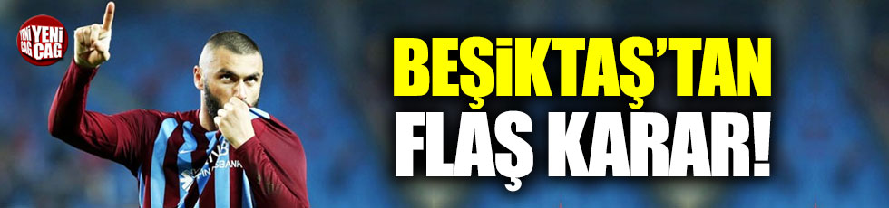 Beşiktaş, Burak Yılmaz'ı beklemeye aldı