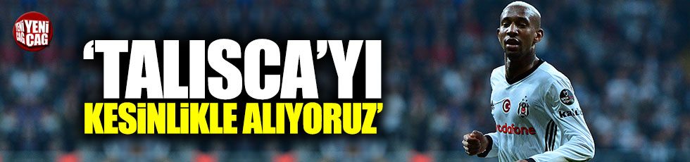 Beşiktaş: "Talisca'yı kesinlikle alıyoruz"
