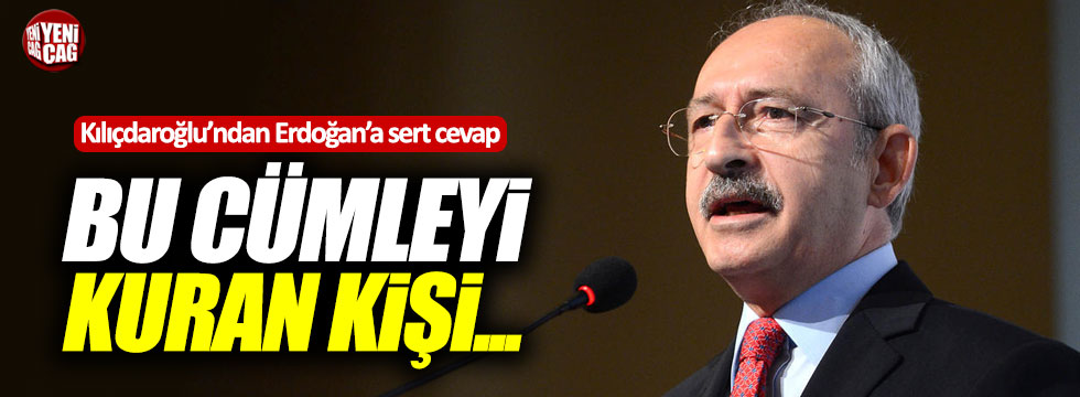 Kılıçdaroğlu'ndan Erdoğan'a sert cevap