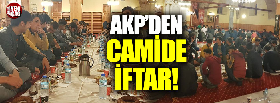 AKP'den camide iftar programı