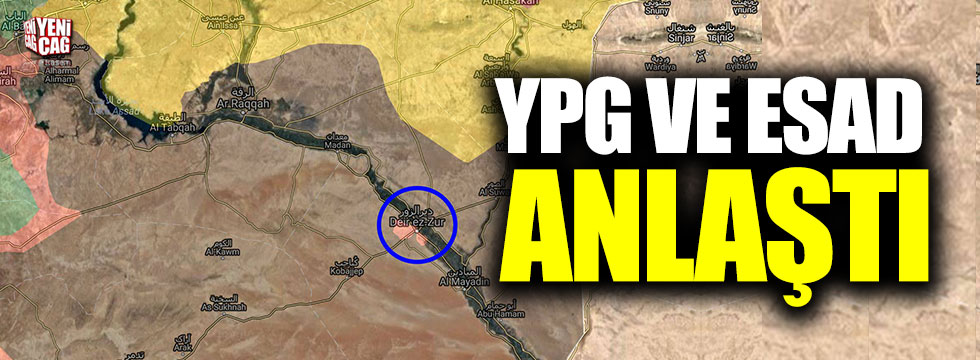 Terör örgütü YPG ve Esad anlaştı