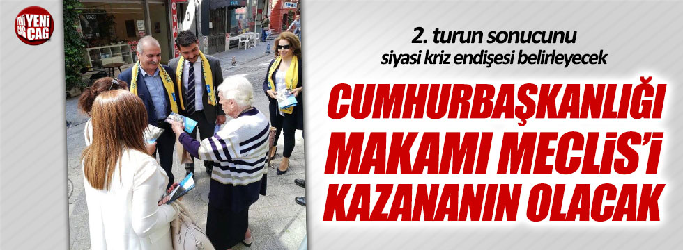Ahmet Çelik: "Akşener 2. turda Cumhurbaşkanı olacak"