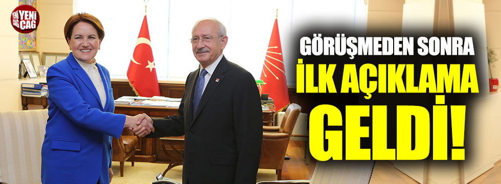 Akşener, Kılıçdaroğlu görüşmesi sona erdi