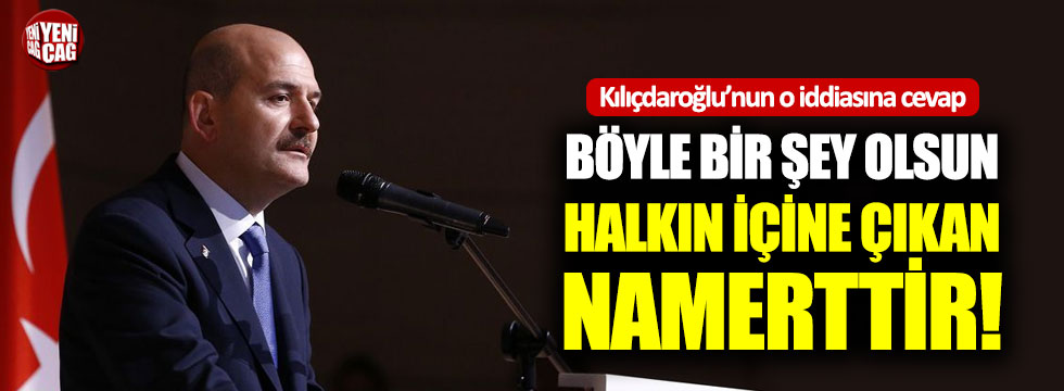 Süleyman Soylu'dan Kılıçdaroğlu'nun o iddialarına cevap
