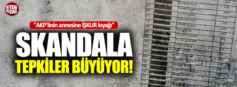 AKP’nin İŞKUR skandalına İYİ Parti’den tepki
