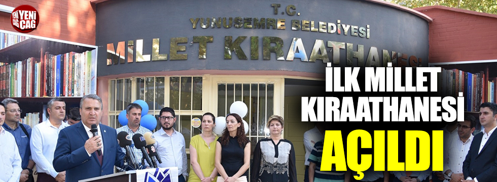 İlk Millet Kıraathanesi açıldı