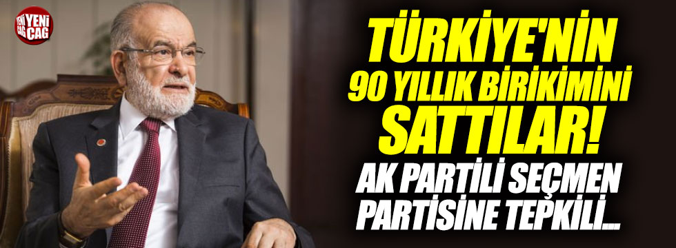 "AK Partili Seçmen partisine tepkili"