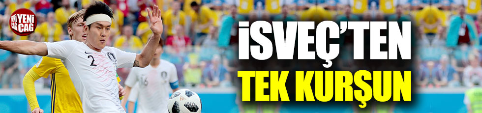 İsveç Güney Kore'yi tek golle geçti