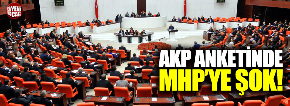 AKP anketinde MHP'ye şok!