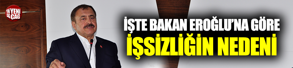 Bakan Eroğlu’ndan tepki çeken işsizlik açıklaması
