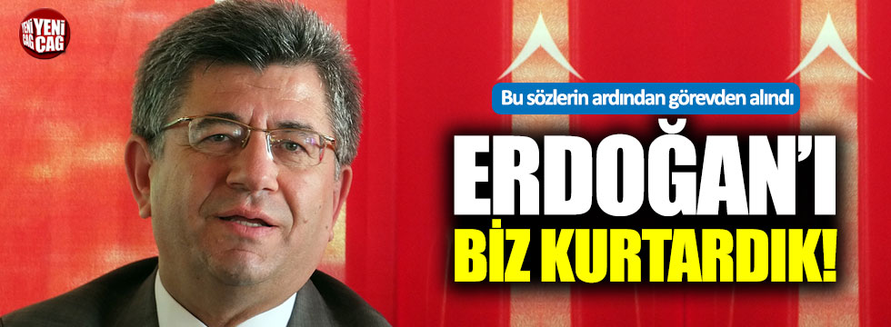 MHP'li Aycan "Erdoğan'ı biz kurtardık"