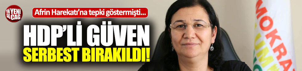 HDP'li Leyla Güven'e tahliye
