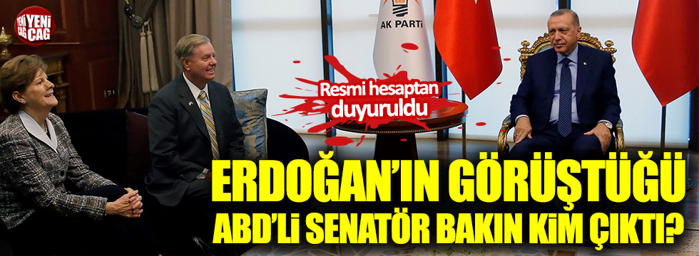 Erdoğan'ın görüştüğü ABD'li senatör bakın kim çıktı?
