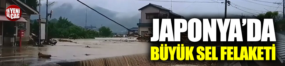 Japonya’da büyük sel felaketi