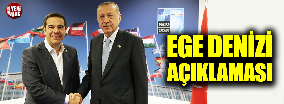 Çipras ve Erdoğan'dan Ege Denizi açıklaması