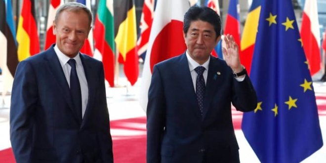 AB ile Japonya arasında kapsamlı ticaret anlaşması