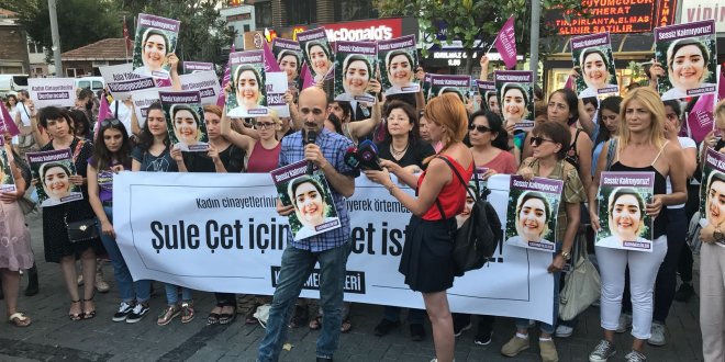 Beşiktaş'ta "Şule için adalet" eylemi