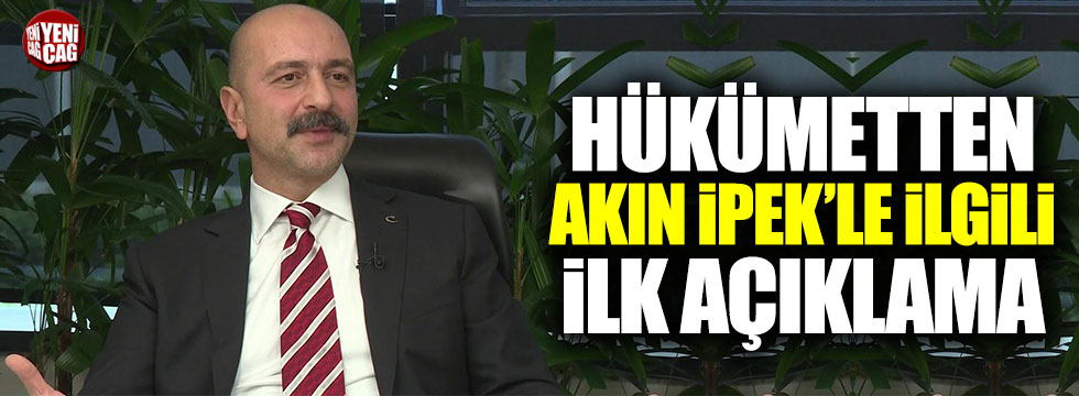 Adalet Bakanı Gül'den 'Akın İpek' açıklaması
