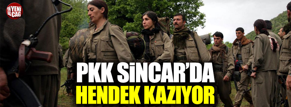 PKK Sincar'da sığınak kazıyor