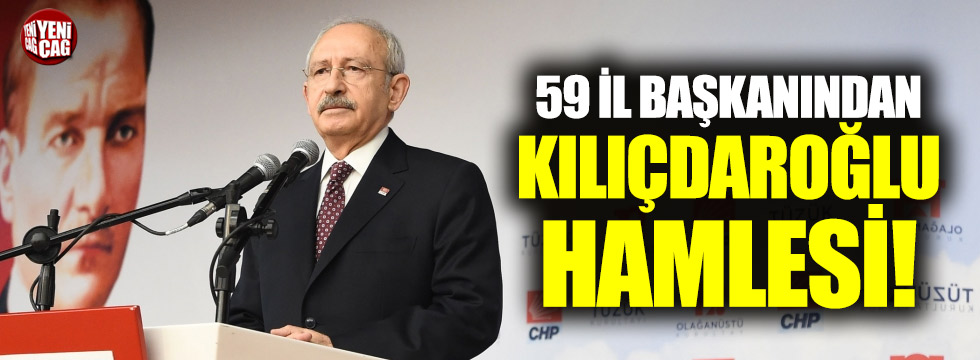 59 il başkanından Kılıçdaroğlu'na destek