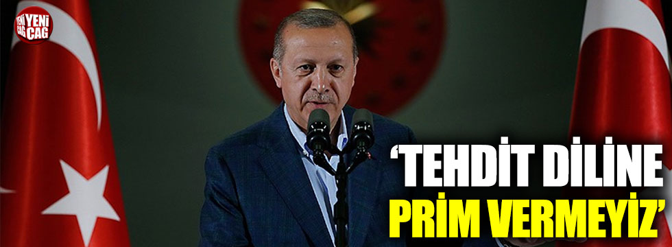 Cumhurbaşkanı Erdoğan’dan ABD açıklaması