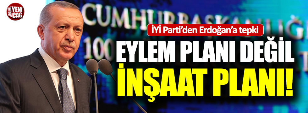 İYİ Parti'den, AKP'nin eylem planına tepki