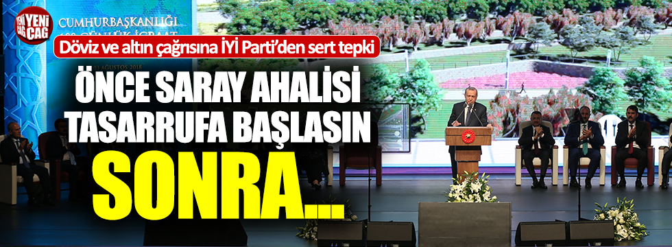 Özdağ'dan Erdoğan'a 'saray' tepkisi