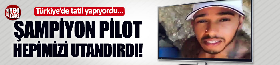 Şampiyon F1 pilotu Türkiye'de çöp topladı